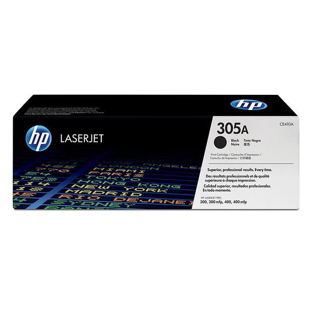 TONER HP CE410A 305A NEGRO ORIGINAL  HP PRO 300 HP PRO 400