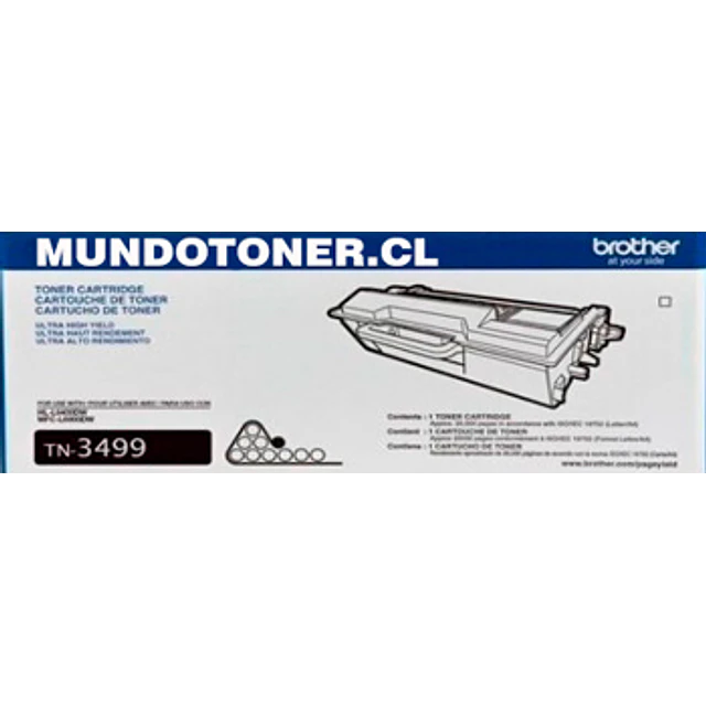 toner Brother TN-3499 Negro para  HL-L6400DW/MFC-L6900DW 20.000 páginas