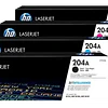 Pack HP 204A Originales Negro Cyan Magenta Yellow
