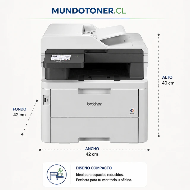 MULTIFUNCIONAL BROTHER MFC-L3760CDW LASER COLOR WIFI 