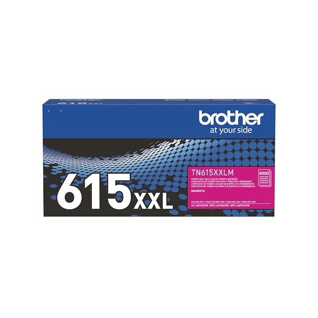 Tóner Brother TN-615XXLM Magenta Original 6.500 Páginas MFC-L8970CDW HL-L8570CDW