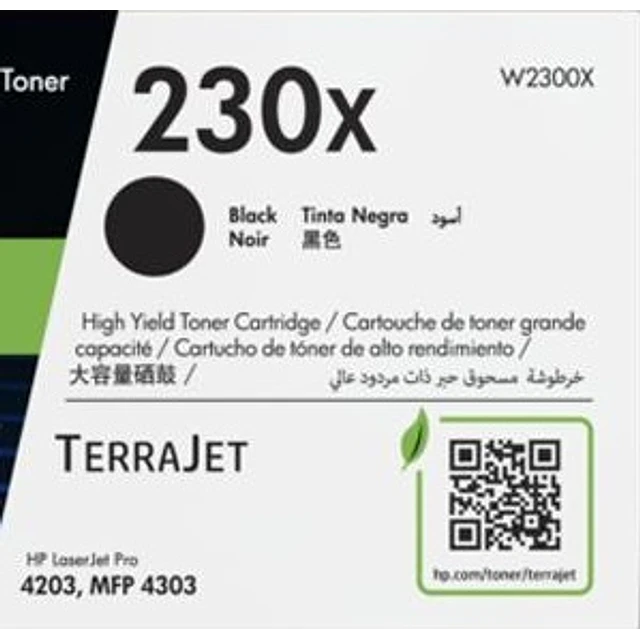 Tóner HP W2300X 230X Negro para HP 4303FDW