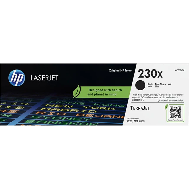 Toner HP W2300X 230X Negro 7.500 Pág. ORIGINAL  4203DW 4303fdw 