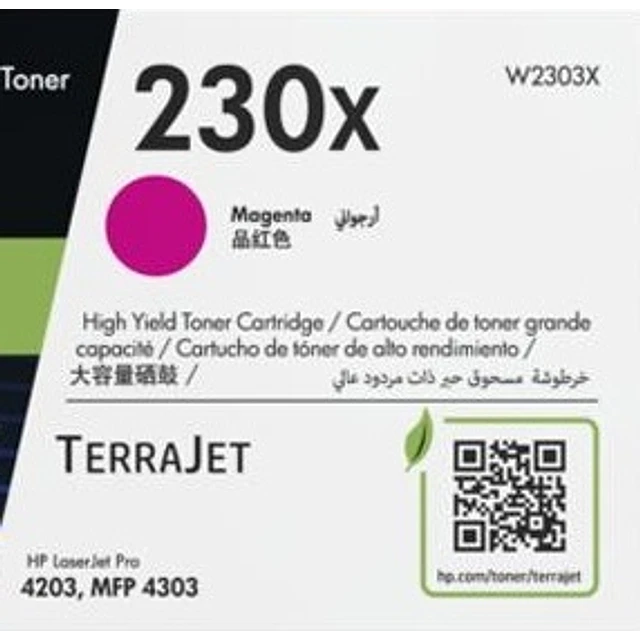 Toner HP 2303X 230X Magenta 5.500 pag. Original 4203DF 4303FDW