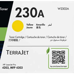 Toner HP W2300A 230A Negro 1.800 Pag. Original 4203DW 4303FDW