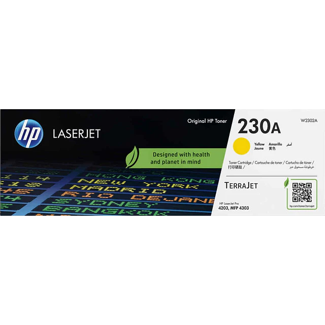 Toner HP W2300A 230A Negro 1.800 Pag. Original 4203DW 4303FDW