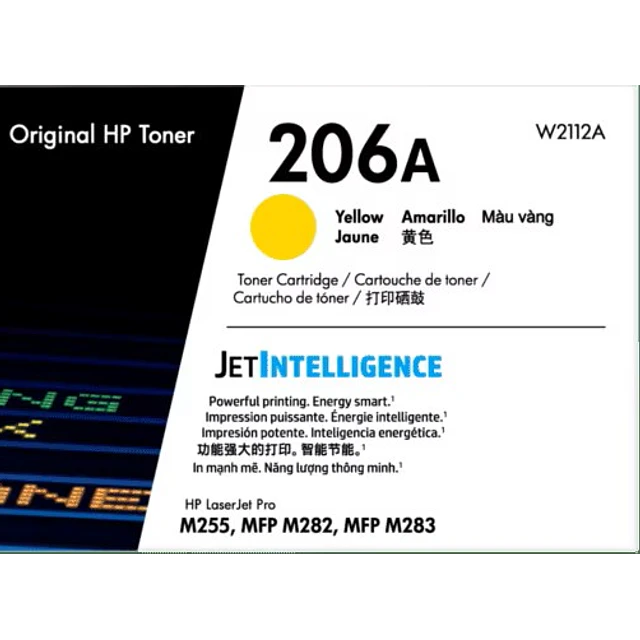 TONER HP W2112A 206A YELLOW ORIGINAL M283FDW