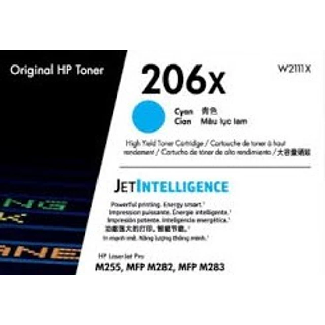 TONER HP W2111X 206X CYAN ORIGINAL M283FDW