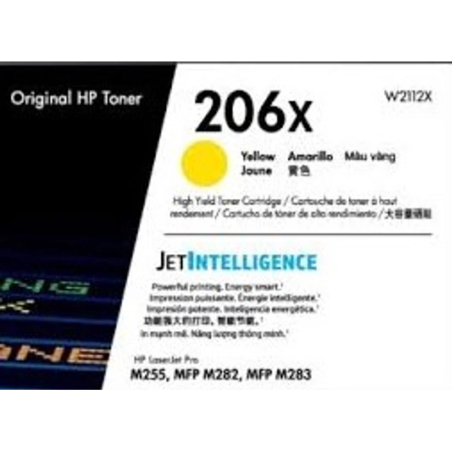 HP 206X Yellow W2112X