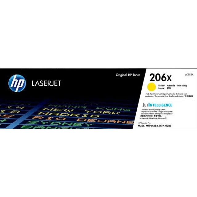 TONER HP W2112X 206X YELLOW ORIGINAL M283FDW
