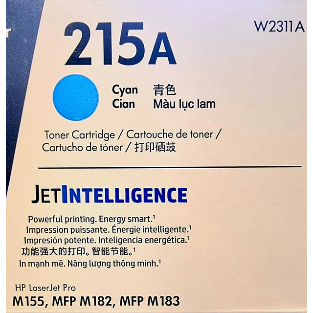Toner HP W2311A 215A Cyan original 850 Pag. M155 / M182 / M183