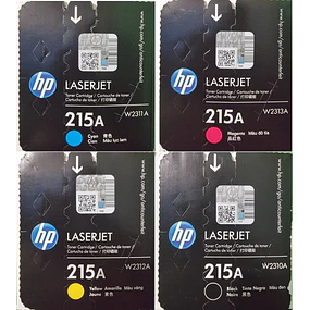 Pack Full 4 Toner 215A W2310A/W2311A/W2312A/W2313A original M155 / M182 / M183