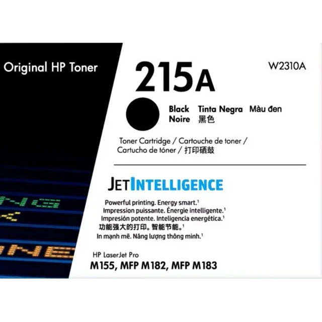 Toner HP W2310A 215A Negro original 1050 Pag. M155 / M182 / M183
