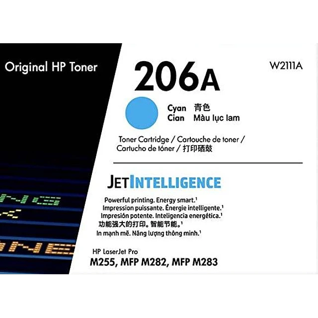 TONER HP W2111A 206A CYAN ORIGINAL M283FDW
