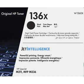 Toner HP W1360X 136X Original 2.600 Pag. M236