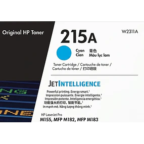 Toner HP W2311A 215A Cyan original 850 Pag. M155 / M182 / M183