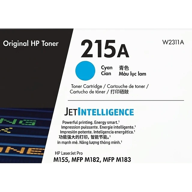 Toner HP W2311A 215A Cyan original 850 Pag. M155 / M182 / M183