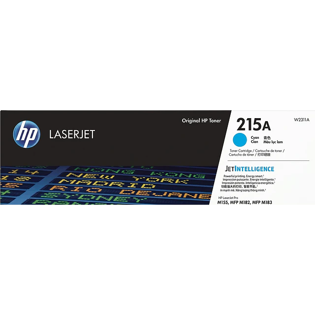 Toner HP W2311A 215A Cyan original 850 Pag. M155 / M182 / M183