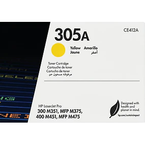 Toner HP CE412A 305A Yellow original 2600 Pag. PRO 300 HP PRO 400