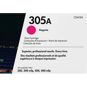 Toner HP CE41A 305A Magenta original 2600 Pag. PRO 300 HP PRO 400