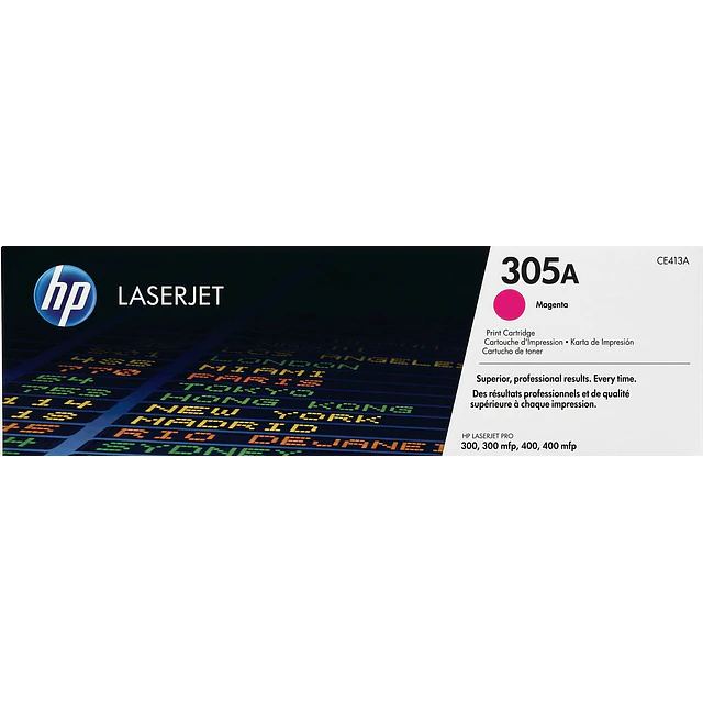 Toner HP CE41A 305A Magenta original 2600 Pag. PRO 300 HP PRO 400