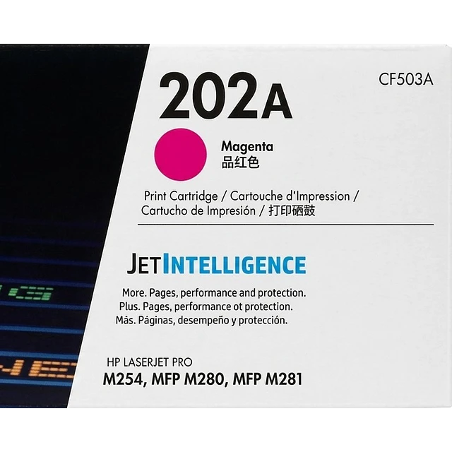 Toner HP CF503A 202A Magenta original 1300 pag. M254 - MFP M280- MFP M281