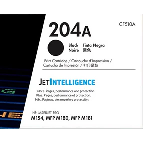 Toner HP CF510A 204A negro 1.100 Pág. Original M154 MFP M180 M181