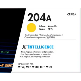 Toner HP CF512A 204A Yellow 900 Pág. Original M154 MFP M180 M181