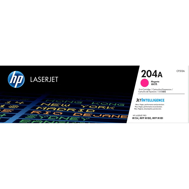 Toner HP CF513A 204A Magenta 900 Pág. Original M154 MFP M180 M181