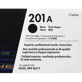 Toner HP CF400A 201A Negro original 1420 pag. M252 - MFP M277