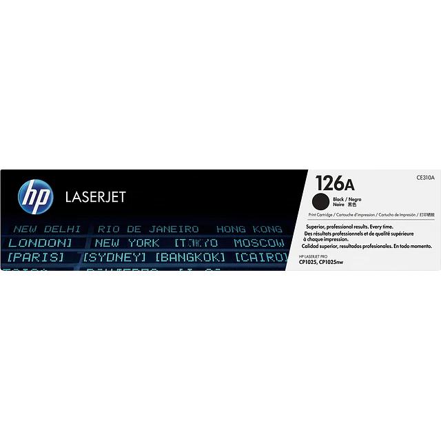 Toner HP CE310A 126A Negro Original 1200 pag. CP1025