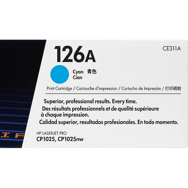 Toner HP CE311A 126A Cyan Original 1000 pag. CP1025