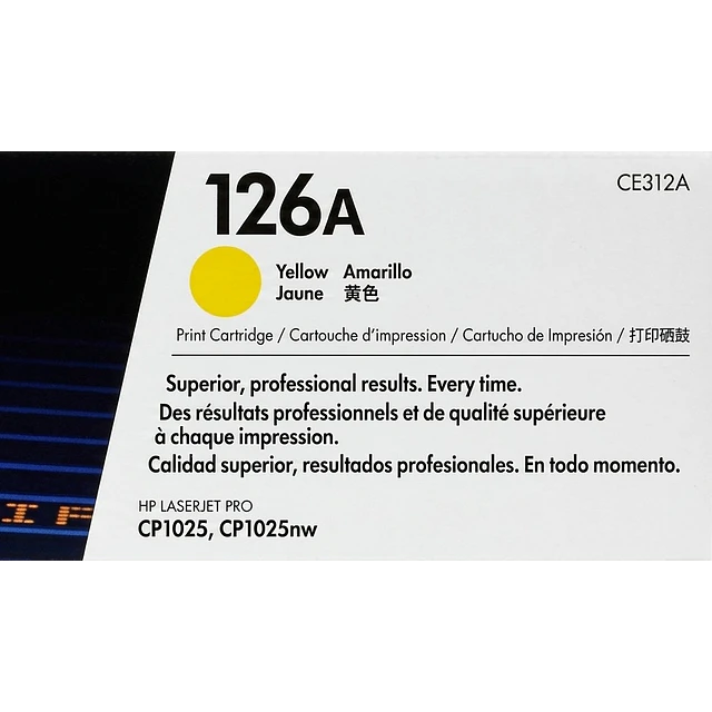 Toner HP CE312A 126A Yellow Original 1000 pag. CP1025