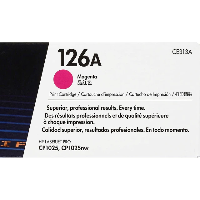 Pack 4 Toner HP 126A Negro Cyan Yellow Magenta CP1025