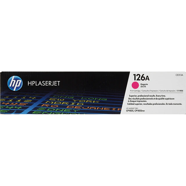 Pack 4 Toner HP 126A Negro Cyan Yellow Magenta CP1025