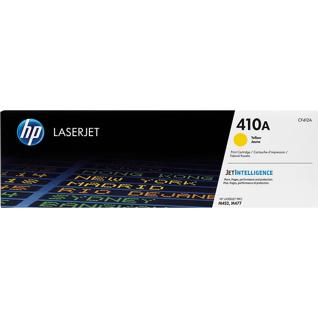 Pack 4 Toner HP 410A Negro Cyan Yellow Magenta Original 2300 Pag. M452 M477