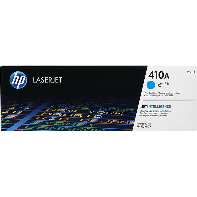 Pack 4 Toner HP 410A Negro Cyan Yellow Magenta Original 2300 Pag. M452 M477