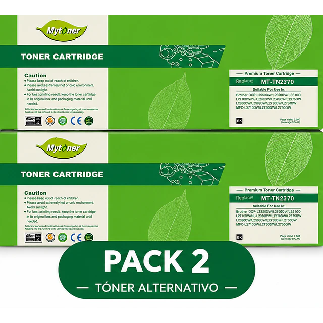 PACK 2 TONER ALTERNATIVOS W1500A 150A