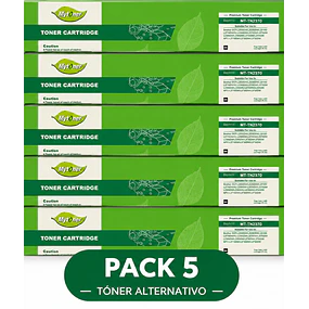 PACK 5 TONER ALTERNATIVOS W1500A 150A 