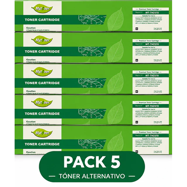 PACK 5 TONER ALTERNATIVOS W1500A 150A 