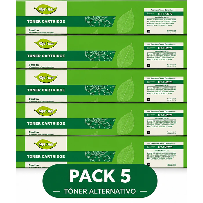 Pack 5 Tóner Alternativo HP 150A W1500A