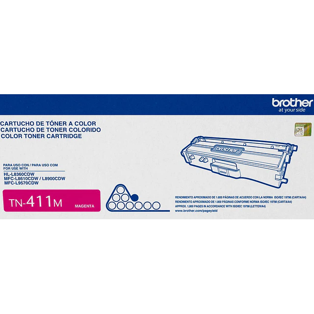 TOER BROTHER TN-411M MAGENTA ORIGINAL 