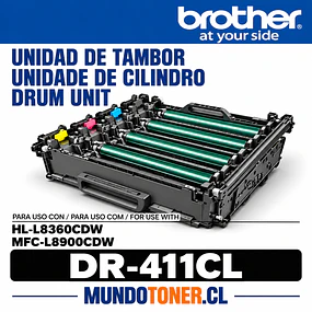 Tambor Brother (Drum) DR-411CL Original | HL-L8360CDW MFC-L8900CDW