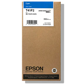 Tinta Epson T41P220 Cyan 350ML Surecolor T5475 
