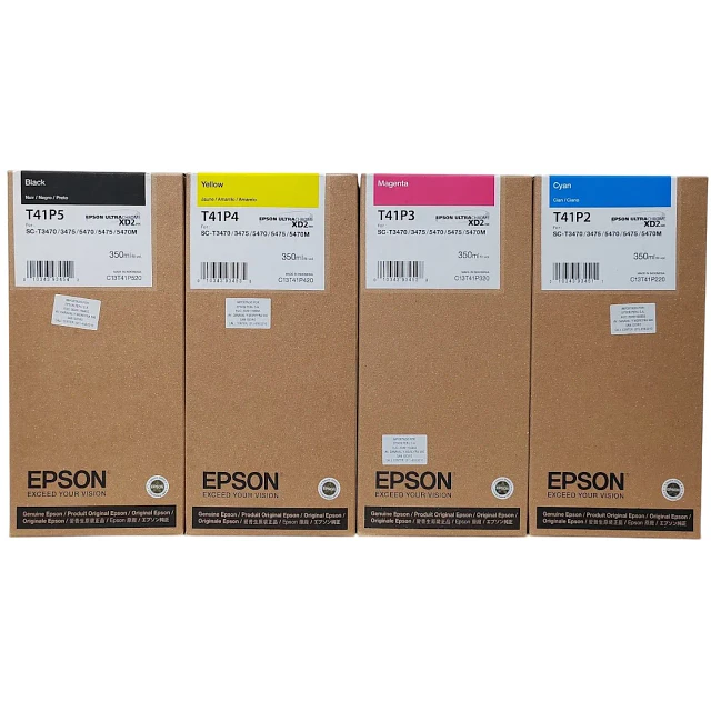 PACK 4 TINTAS EPSON T41P NEGRO CYAN MAGENTA YELLOW ORIGINAL 