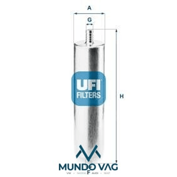 FILTRO COMBUSTIBLE   DIESEL CGLB - UFI