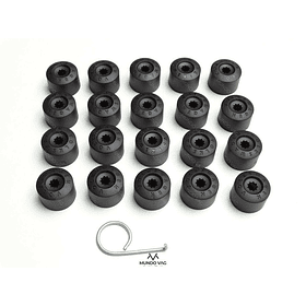 CUBIERTA PERNO VW NEGRO