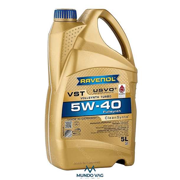 ACEITE MOTOR 5W40  VST 5LTS - RAVENOL