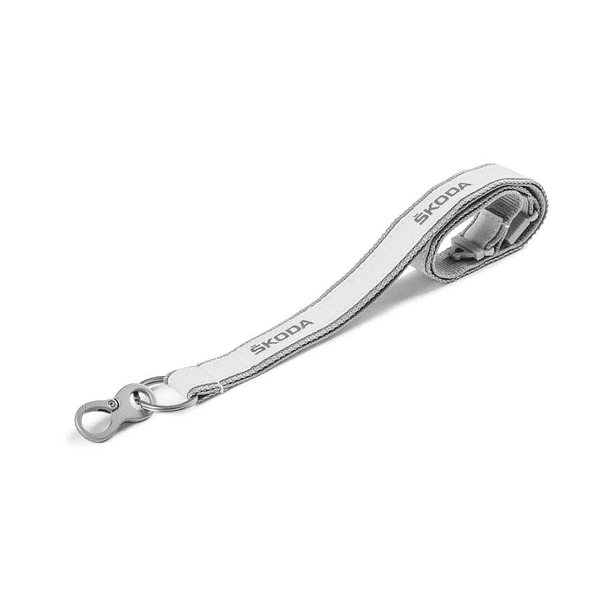 LANYARD GRIS SKODA - ORIGINAL