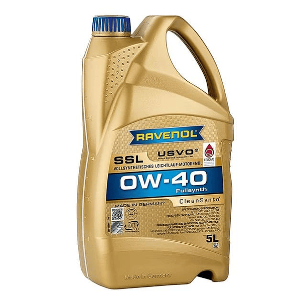 ACEITE MOTOR 0W40  SSL 5LTS - RAVENOL